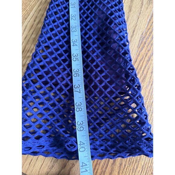 Sammy B Diamond Mesh Bootcut Pants Purple Flared Trashy Y2K NWT Lined Party XS - Picture 10 of 15